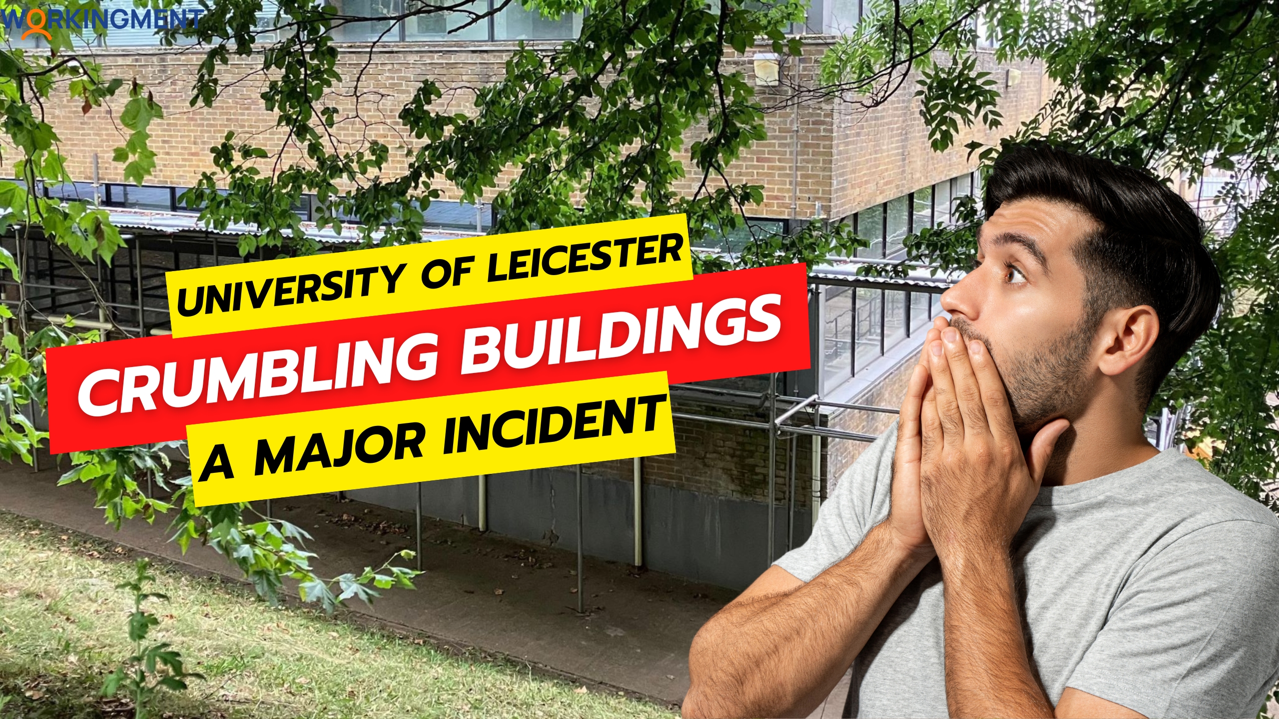 University of Leicester Crumbling Buildings